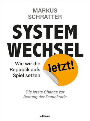 cover image of Systemwechsel jetzt
